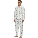 Cute Rabbit Men s Long Sleeve Velvet Pocket Pajamas Set View3