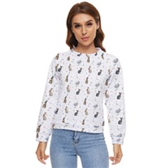 Cute Rabbit Women s Long Sleeve Raglan Tee