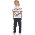 Rainbow Hearts Kids  Sports Tee View2