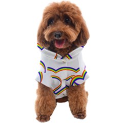 Rainbow Hearts Dog Coat