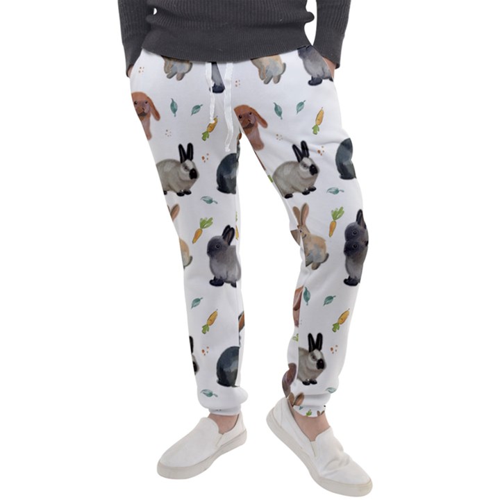 Cute Bunny Men s Jogger Sweatpants