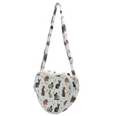 Cute Bunny Heart Shoulder Bag by SychEva