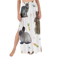 Cute Bunny Maxi Chiffon Tie-up Sarong by SychEva