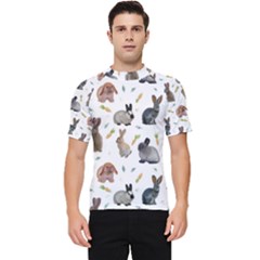 Cute Bunny Men s Short Sleeve Rash Guard by SychEva