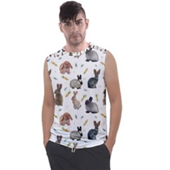 Cute Bunny Men s Regular Tank Top by SychEva