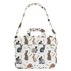 Cute Bunny Macbook Pro Shoulder Laptop Bag  by SychEva