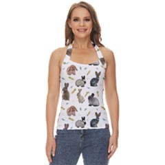 Cute Bunny Basic Halter Top