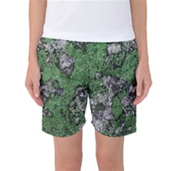 Modern Camo Grunge Print Women s Basketball Shorts by dflcprintsclothing