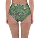 Modern Camo Grunge Print Reversible High-Waist Bikini Bottoms View2