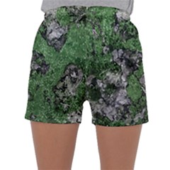 Modern Camo Grunge Print Sleepwear Shorts by dflcprintsclothing