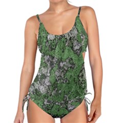 Modern Camo Grunge Print Tankini Set by dflcprintsclothing