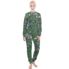 Modern Camo Grunge Print Women s Lounge Set