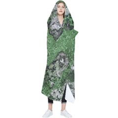 Modern Camo Grunge Print Wearable Blanket by dflcprintsclothing