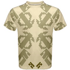 Abstract Pattern Geometric Backgrounds   Men s Cotton Tee by Eskimos