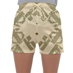 Abstract Pattern Geometric Backgrounds   Sleepwear Shorts by Eskimos