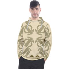 Abstract Pattern Geometric Backgrounds   Men s Pullover Hoodie by Eskimos