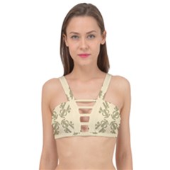 Abstract Pattern Geometric Backgrounds   Cage Up Bikini Top by Eskimos