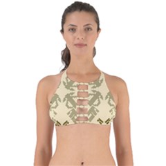 Abstract Pattern Geometric Backgrounds   Perfectly Cut Out Bikini Top by Eskimos