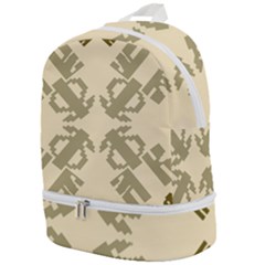 Abstract Pattern Geometric Backgrounds   Zip Bottom Backpack by Eskimos