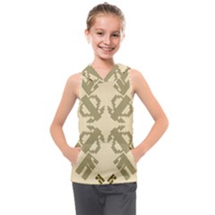 Abstract Pattern Geometric Backgrounds   Kids  Sleeveless Hoodie by Eskimos