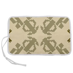 Abstract Pattern Geometric Backgrounds   Pen Storage Case (s) by Eskimos