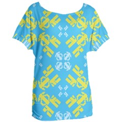 Abstract Pattern Geometric Backgrounds   Women s Oversized Tee by Eskimos