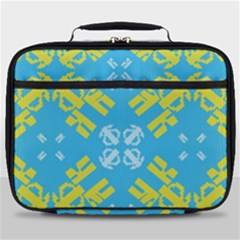 Abstract Pattern Geometric Backgrounds   Full Print Lunch Bag by Eskimos