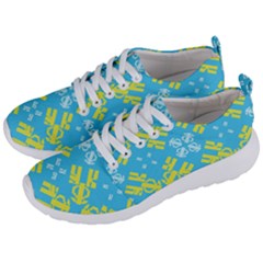 Abstract Pattern Geometric Backgrounds   Men s Lightweight Sports Shoes by Eskimos