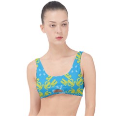 Abstract Pattern Geometric Backgrounds   The Little Details Bikini Top by Eskimos