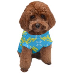 Abstract Pattern Geometric Backgrounds   Dog T-shirt by Eskimos