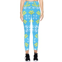 Abstract Pattern Geometric Backgrounds   Pocket Leggings  by Eskimos