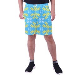 Abstract Pattern Geometric Backgrounds   Men s Pocket Shorts