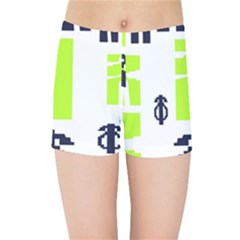 Abstract Pattern Geometric Backgrounds   Kids  Sports Shorts by Eskimos