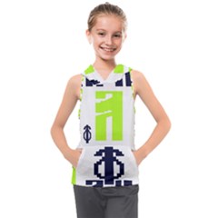 Abstract Pattern Geometric Backgrounds   Kids  Sleeveless Hoodie by Eskimos