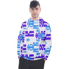 Abstract pattern geometric backgrounds   Men s Pullover Hoodie