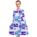 Abstract pattern geometric backgrounds   Kids  Midi Sailor Dress View1