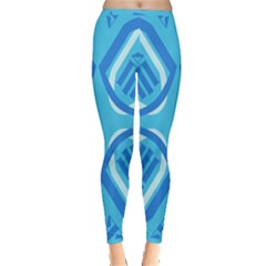 Abstract Pattern Geometric Backgrounds   Inside Out Leggings by Eskimos