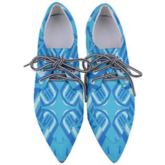 Abstract Pattern Geometric Backgrounds   Pointed Oxford Shoes by Eskimos