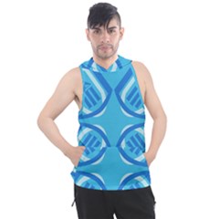 Abstract Pattern Geometric Backgrounds   Men s Sleeveless Hoodie by Eskimos