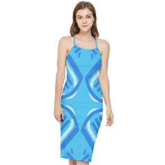 Abstract Pattern Geometric Backgrounds   Bodycon Cross Back Summer Dress by Eskimos