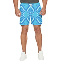 Abstract Pattern Geometric Backgrounds   Men s Runner Shorts by Eskimos