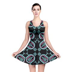 Abstract Pattern Geometric Backgrounds   Reversible Skater Dress by Eskimos