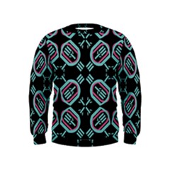 Abstract Pattern Geometric Backgrounds   Kids  Sweatshirt by Eskimos