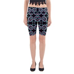 Abstract Pattern Geometric Backgrounds   Yoga Cropped Leggings by Eskimos