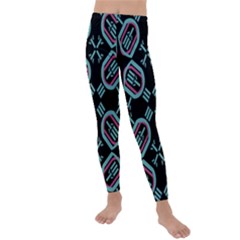 Abstract Pattern Geometric Backgrounds   Kids  Lightweight Velour Leggings by Eskimos