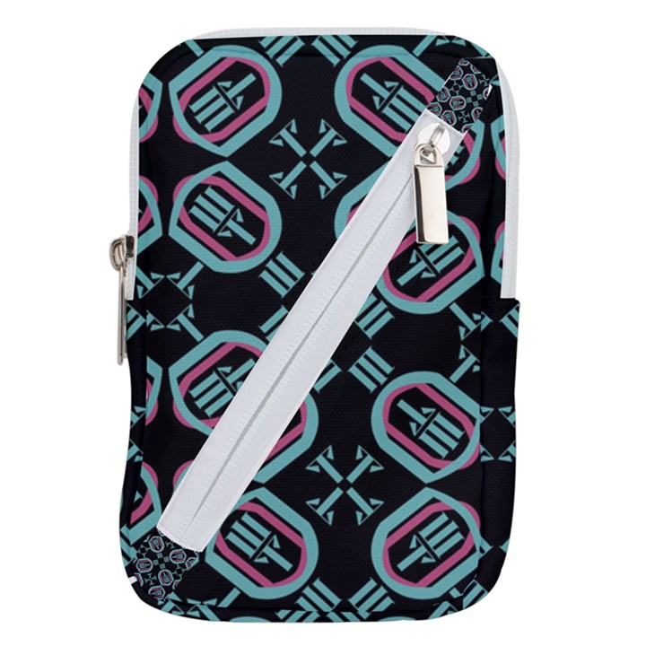 Abstract pattern geometric backgrounds   Belt Pouch Bag (Small)