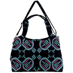 Abstract Pattern Geometric Backgrounds   Double Compartment Shoulder Bag by Eskimos