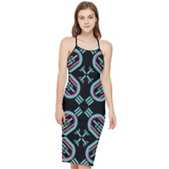 Abstract Pattern Geometric Backgrounds   Bodycon Cross Back Summer Dress by Eskimos