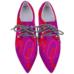 Abstract Pattern Geometric Backgrounds   Pointed Oxford Shoes by Eskimos