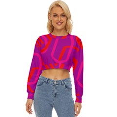 Abstract Pattern Geometric Backgrounds   Lightweight Long Sleeve Sweatshirt